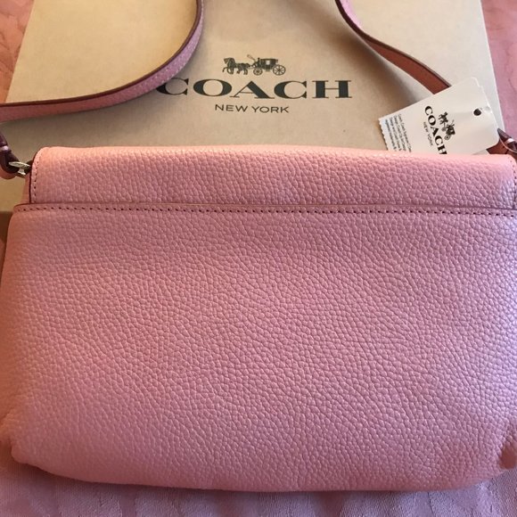 COACH Crossbody Leather Pouch, NEW - Picture 2 of 3